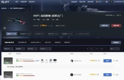 CS配件购买推荐:网易BUFF平台安全便捷,C5界面优,多平台选择指南
