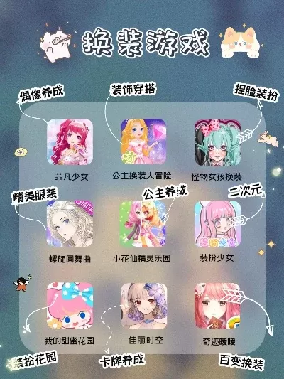 休闲换装小游戏排行榜-休闲换装游戏推荐
